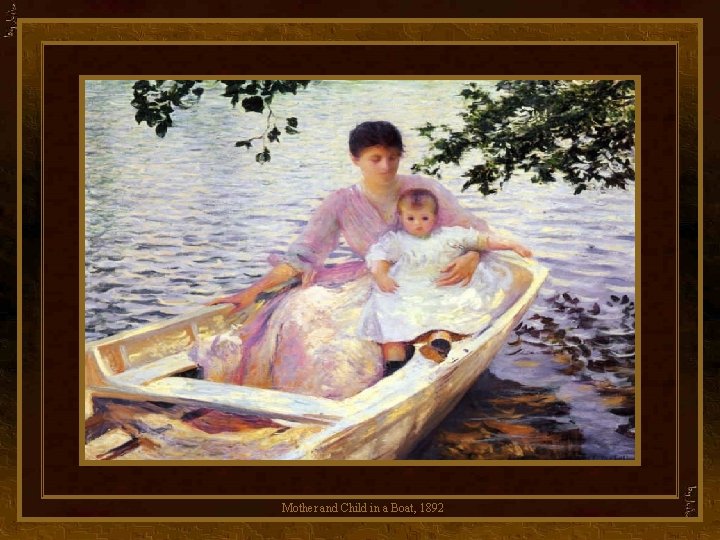 Mother and Child in a Boat, 1892 