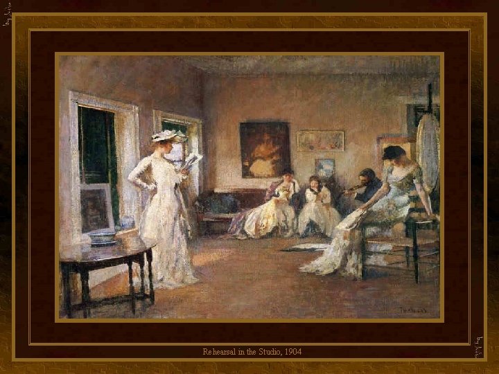 Rehearsal in the Studio, 1904 