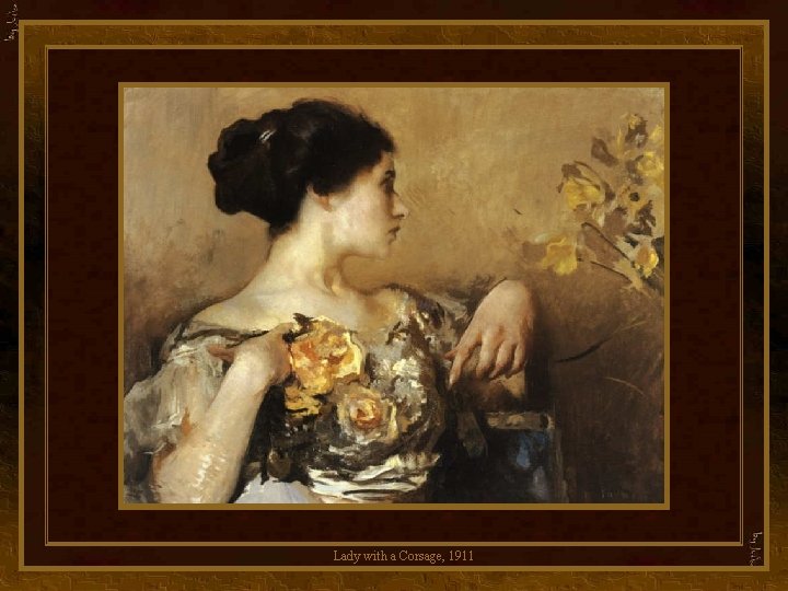 Lady with a Corsage, 1911 