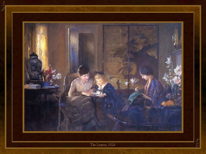 The Lesson, 1924 