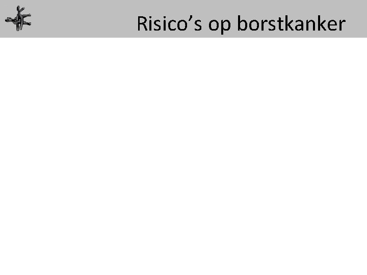 Risico’s op borstkanker 