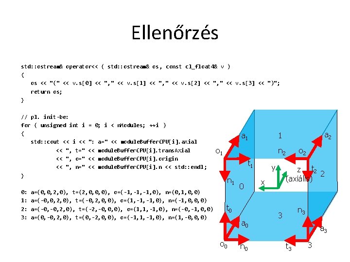 Ellenőrzés std: : ostream& operator<< ( std: : ostream& os , const cl_float 4&
