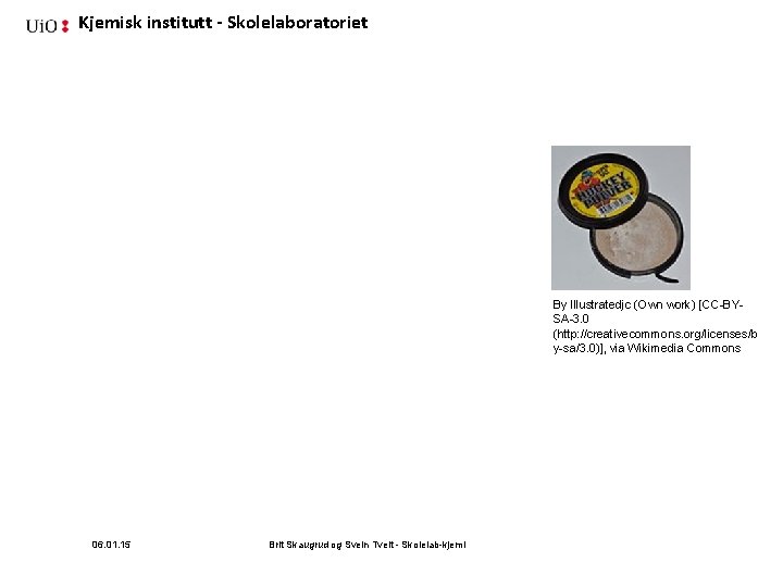 Kjemisk institutt - Skolelaboratoriet By Illustratedjc (Own work) [CC-BYSA-3. 0 (http: //creativecommons. org/licenses/b y-sa/3.