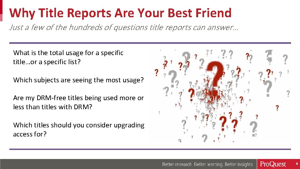 Why Title Reports Are Your Best Friend Just a few of the hundreds of