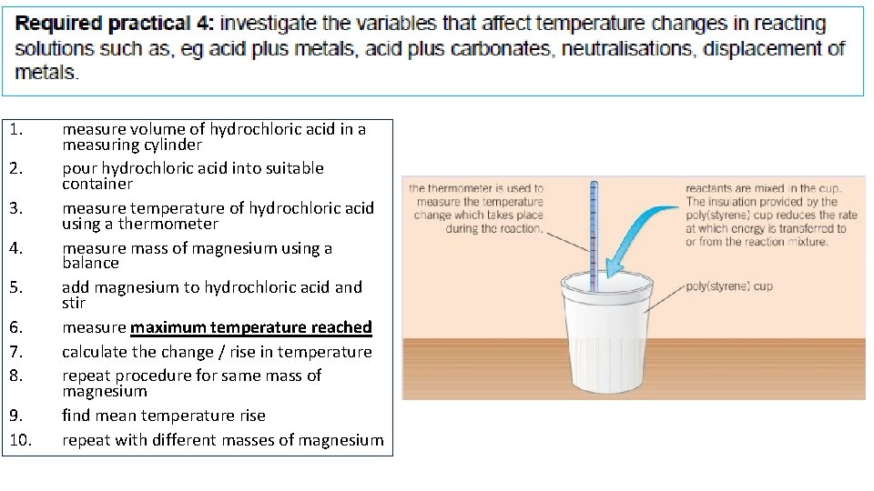 1. 2. 3. 4. 5. 6. 7. 8. 9. 10. measure volume of hydrochloric