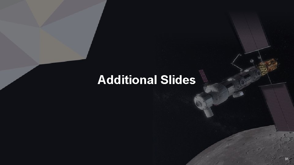 Additional Slides 91 
