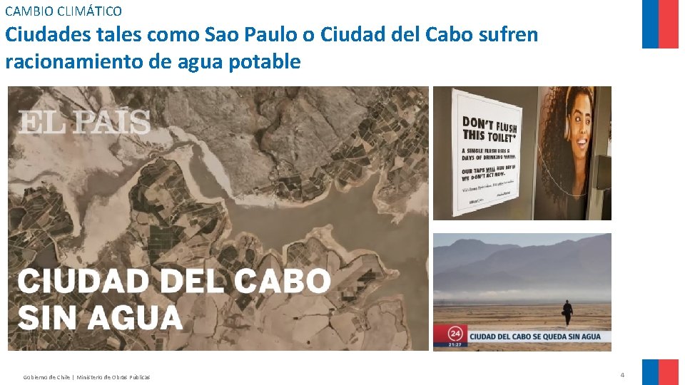 CAMBIO CLIMÁTICO Ciudades tales como Sao Paulo o Ciudad del Cabo sufren racionamiento de