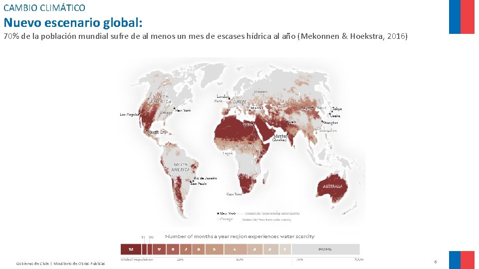 CAMBIO CLIMÁTICO Nuevo escenario global: 70% de la población mundial sufre de al menos
