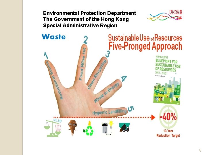 Environmental Protection Department The Government of the Hong Kong Special Administrative Region 8 