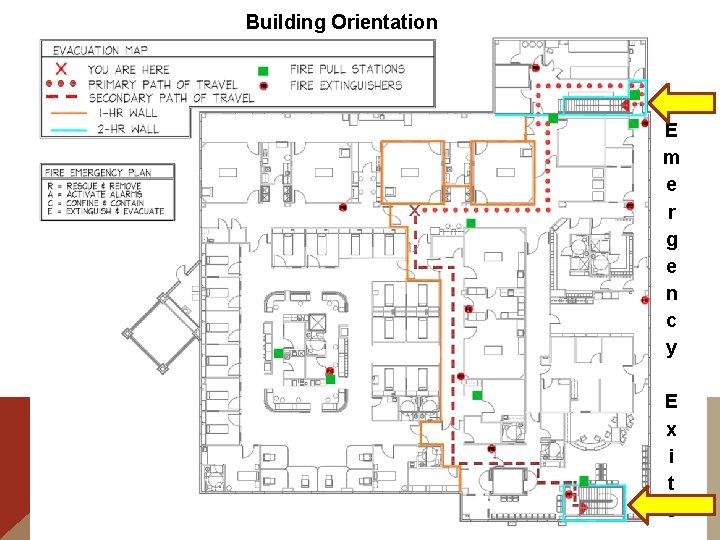 Building Orientation E m e r g e n c y E x i