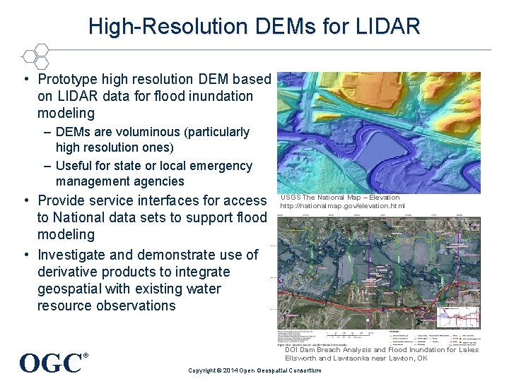 High-Resolution DEMs for LIDAR • Prototype high resolution DEM based on LIDAR data for