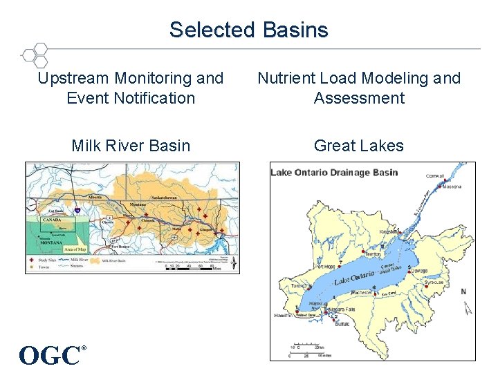 Selected Basins Upstream Monitoring and Event Notification Nutrient Load Modeling and Assessment Milk River