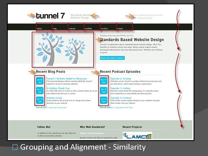 � Grouping and Alignment - Similarity 