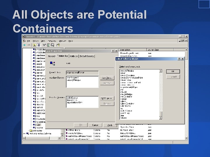 All Objects are Potential Containers All Objects are Potential Containers