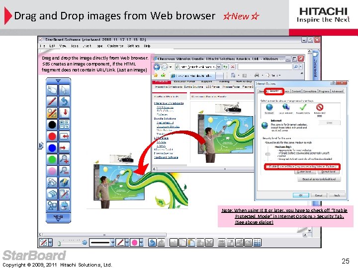 Drag and Drop images from Web browser ☆New☆ Drag and drop the image directly