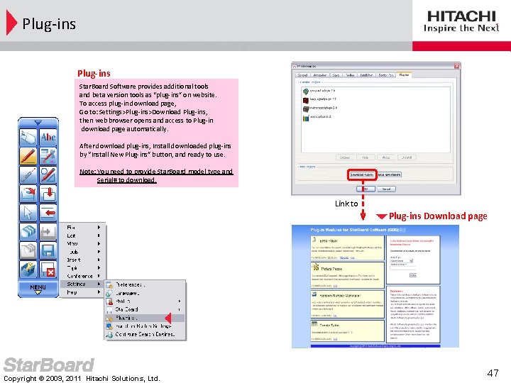 Plug-ins Star. Board Software provides additional tools and beta version tools as “plug-ins” on