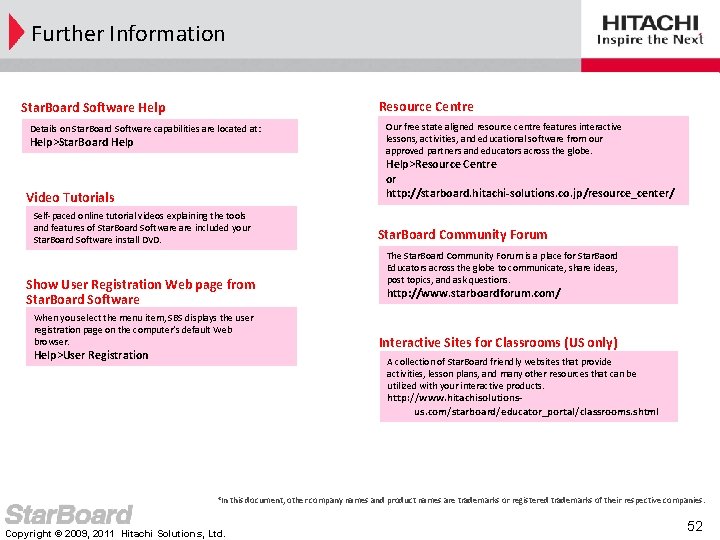 Further Information Resource Centre Star. Board Software Help Details on Star. Board Software capabilities