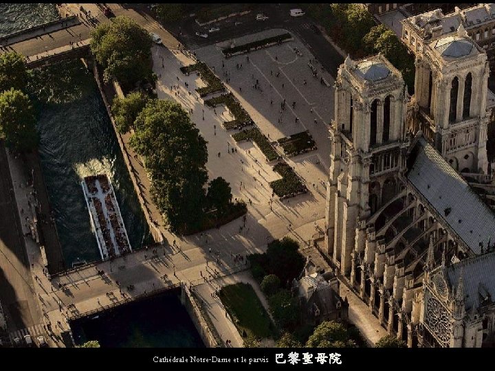 Cathédrale Notre-Dame et le parvis 巴黎聖母院 