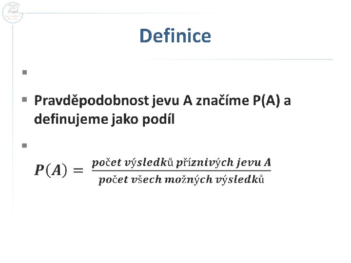 Definice § Definice §