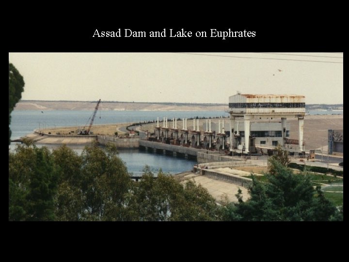 Assad Dam and Lake on Euphrates 