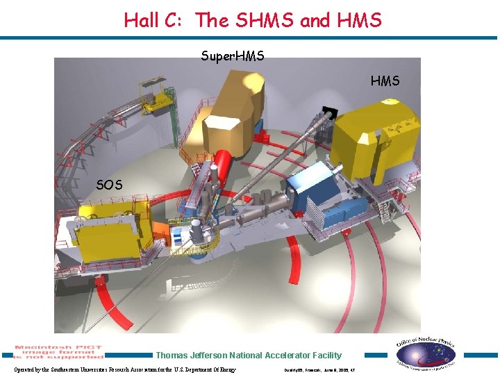 Hall C: The SHMS and HMS Super. HMS SOS Thomas Jefferson National Accelerator Facility