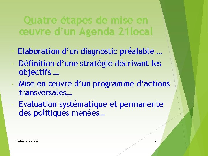 Quatre étapes de mise en œuvre d’un Agenda 21 local - Elaboration d’un diagnostic