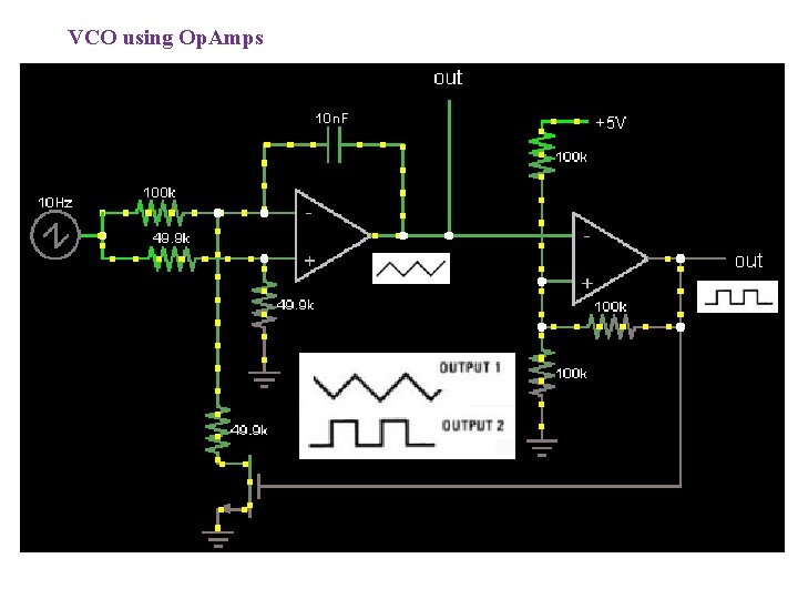 VCO using Op. Amps 