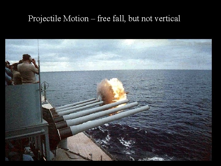 Projectile Motion – free fall, but not vertical 