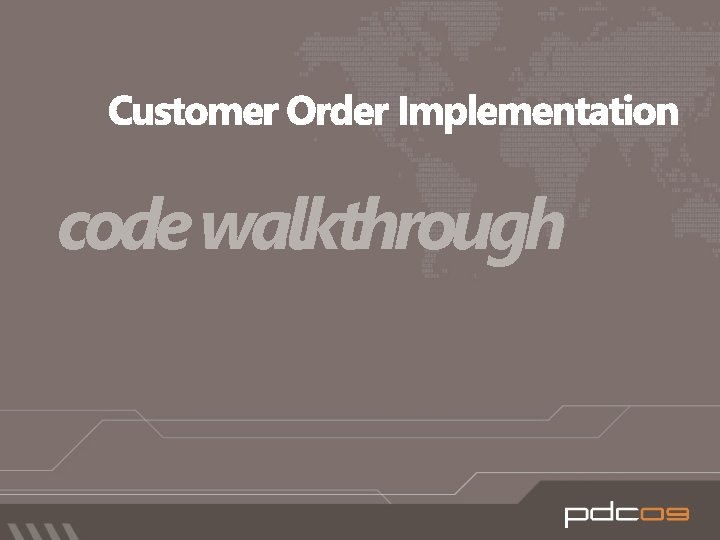 code walkthrough 