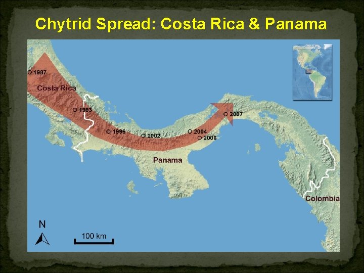 Chytrid Spread: Costa Rica & Panama 