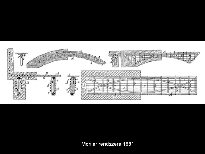 Monier rendszere 1881. 