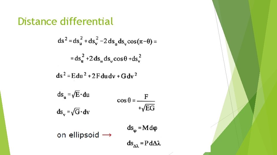 Distance differential 