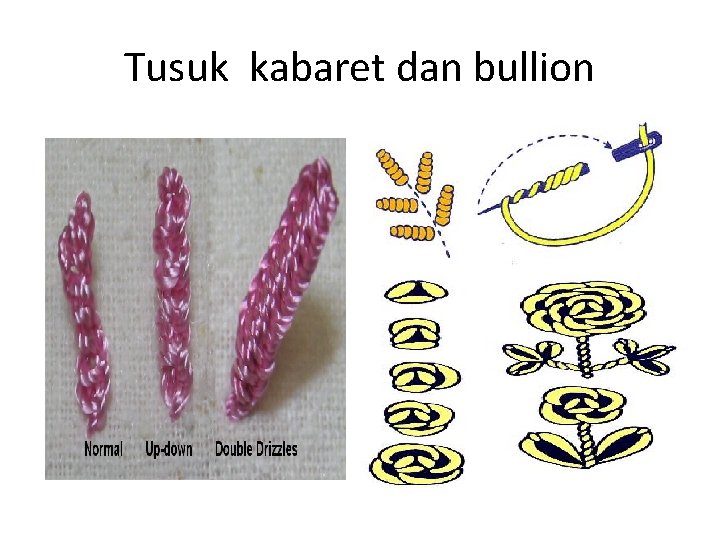 Tusuk kabaret dan bullion 