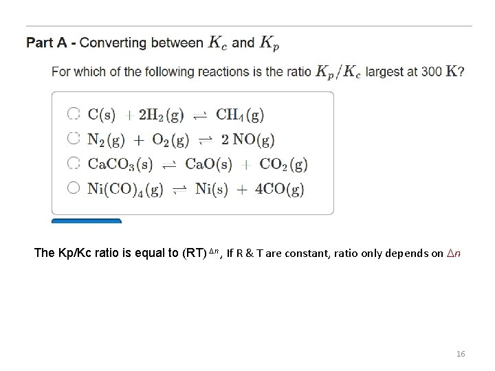1412 Chapter 15 Chemical Equilibrium 1 The Concept