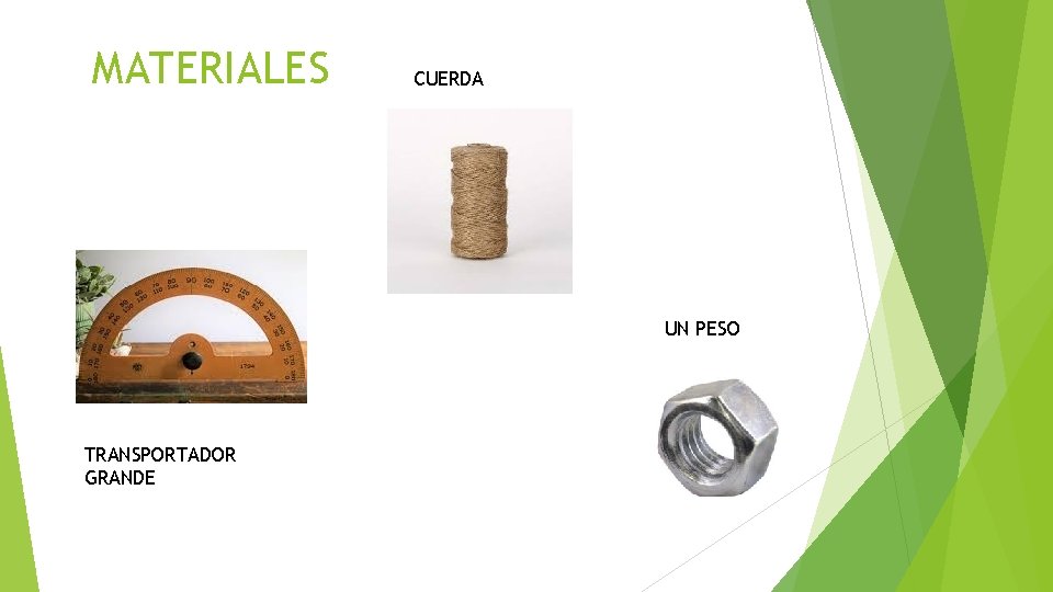 MATERIALES CUERDA UN PESO TRANSPORTADOR GRANDE 