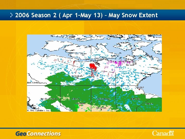 2006 Season 2 ( Apr 1 -May 13) – May Snow Extent 