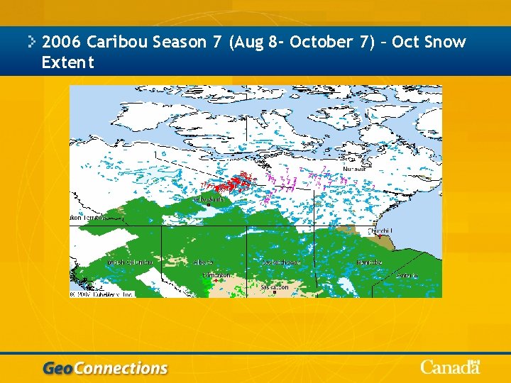 2006 Caribou Season 7 (Aug 8 - October 7) – Oct Snow Extent 