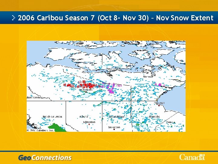 2006 Caribou Season 7 (Oct 8 - Nov 30) – Nov Snow Extent 