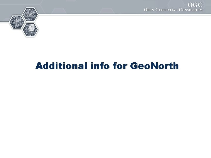 Additional info for Geo. North 