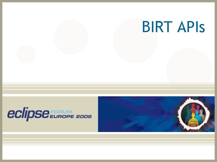 BIRT APIs 