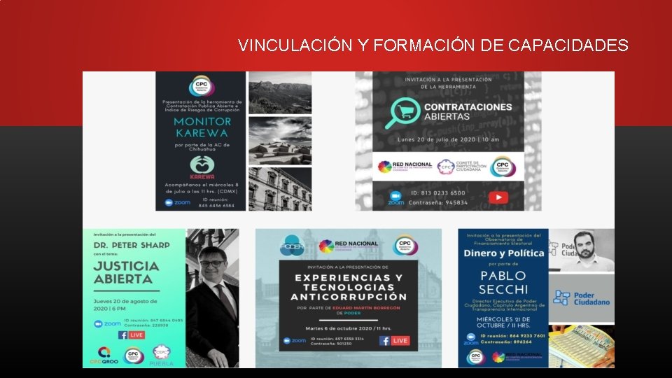 VINCULACIÓN Y FORMACIÓN DE CAPACIDADES 