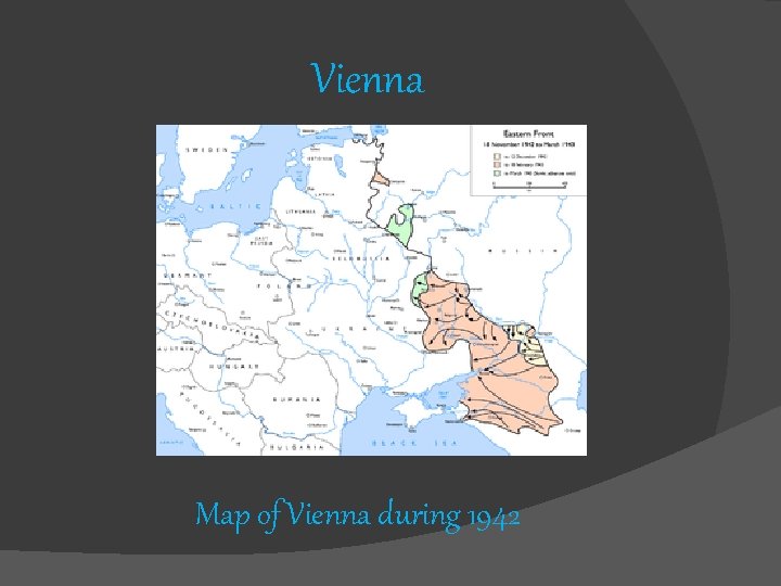 Vienna Map of Vienna during 1942 