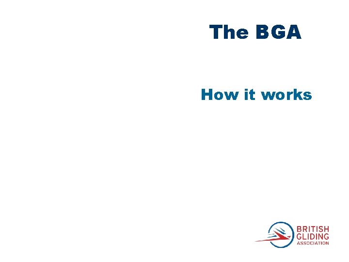 The BGA How it works 