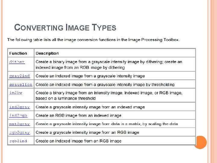 CONVERTING IMAGE TYPES 