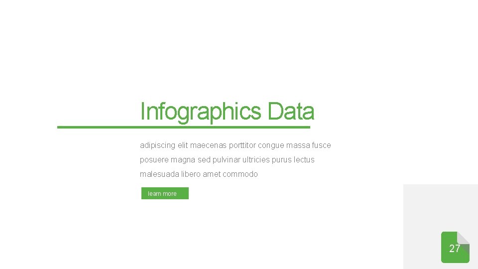 Infographics Data adipiscing elit maecenas porttitor congue massa fusce posuere magna sed pulvinar ultricies