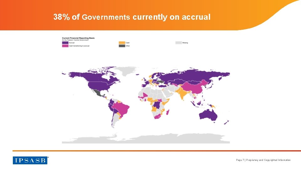 38% of Governments currently on accrual Page 7 | Proprietary and Copyrighted Information 