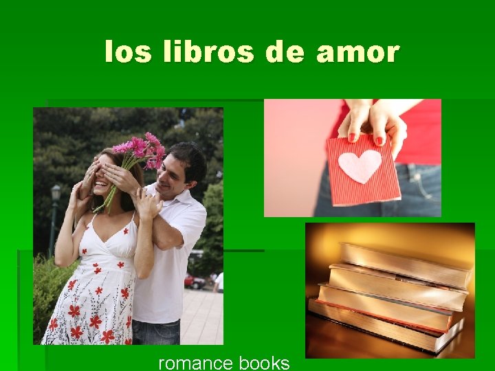 los libros de amor romance books 