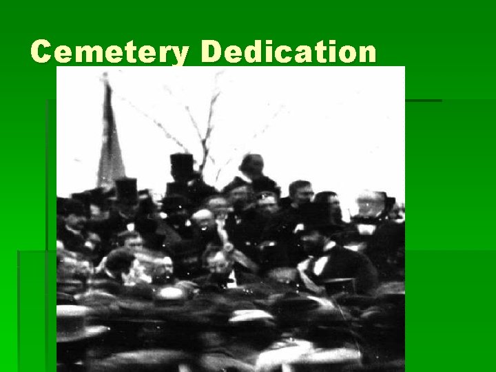 Cemetery Dedication 