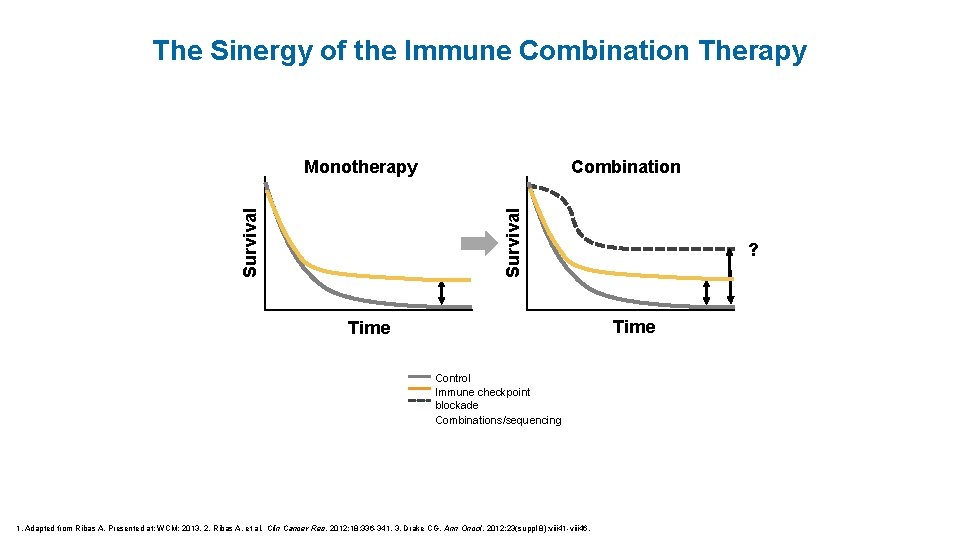The Sinergy of the Immune Combination Therapy Combination Survival Monotherapy ? Time Control Immune