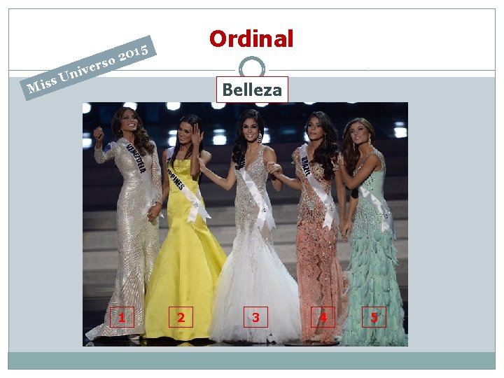 so er v i n ss U Ordinal 5 201 Mi Belleza 1 2